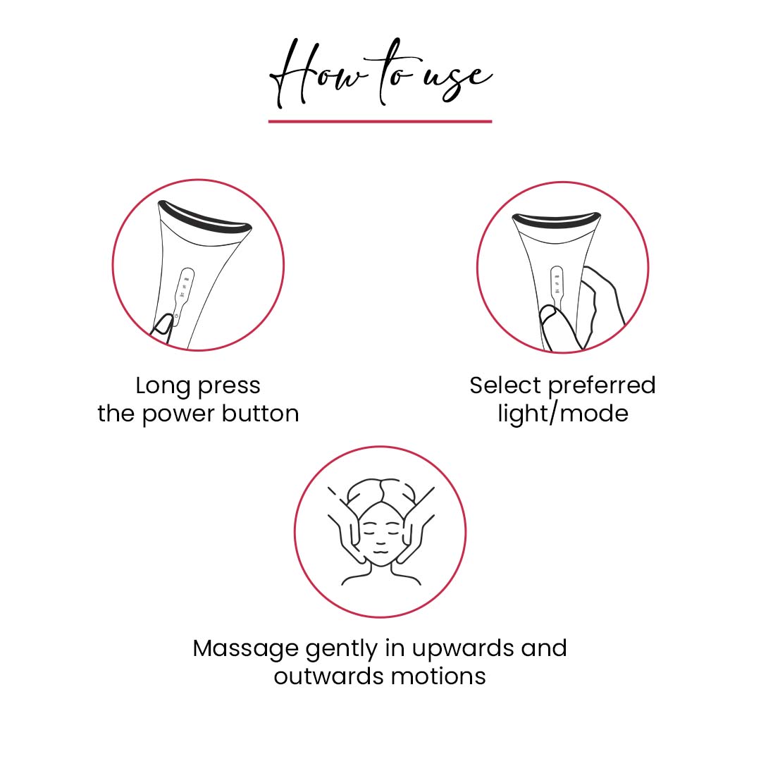 PROTECHCARES Skin Lift Combo | Skin lift Device New and Improved & Recovery Drops Serum | Anti ageing, Bright & Firm Younger Looking Skin