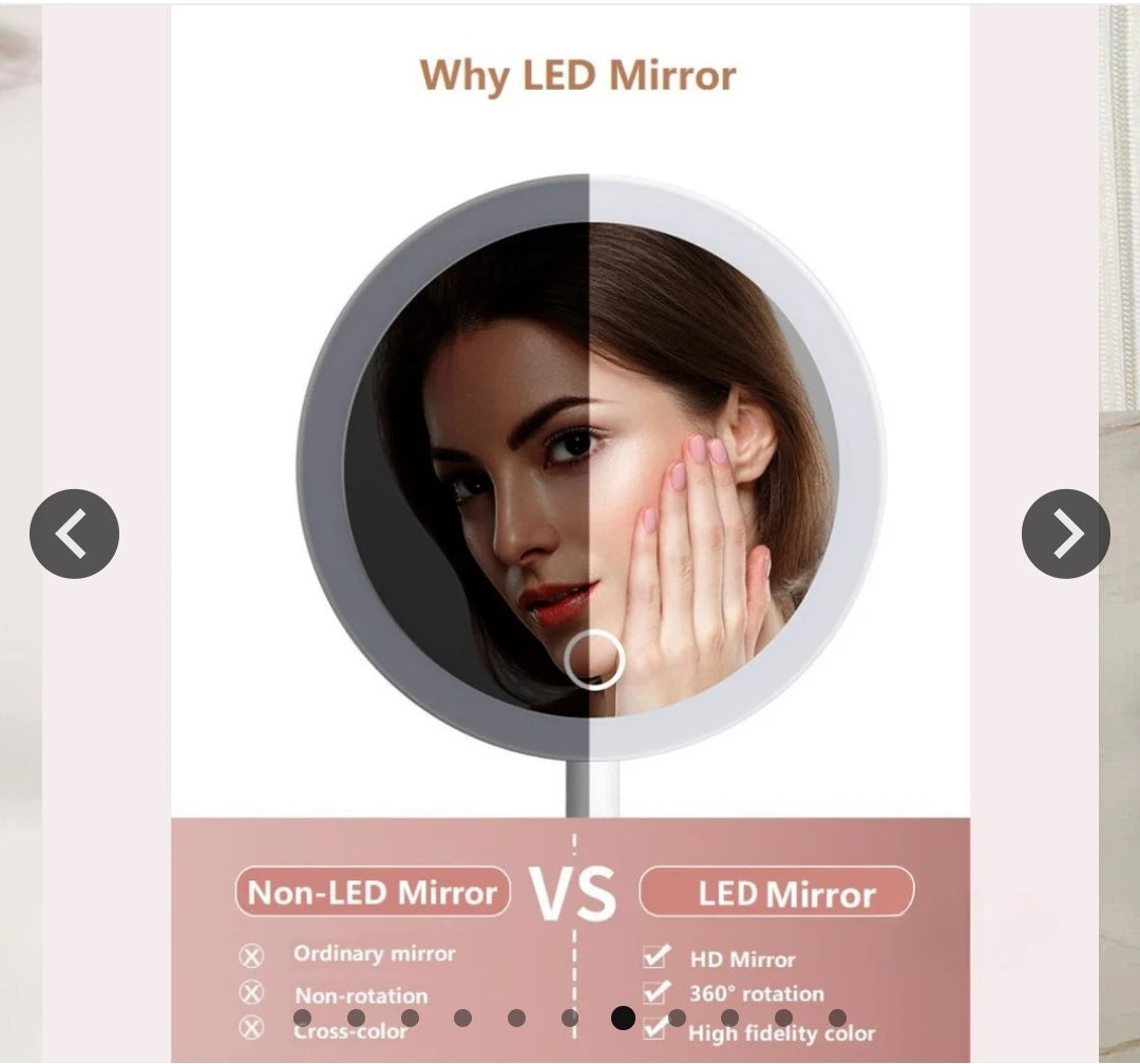 Compact Makeup Vanity With LED Mirror
⭐⭐⭐⭐⭐ (5 based on 1,274 reviews)