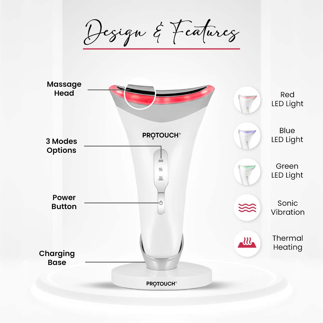 PROTECHCARES Skin Lift Combo | Skin lift Device New and Improved & Recovery Drops Serum | Anti ageing, Bright & Firm Younger Looking Skin