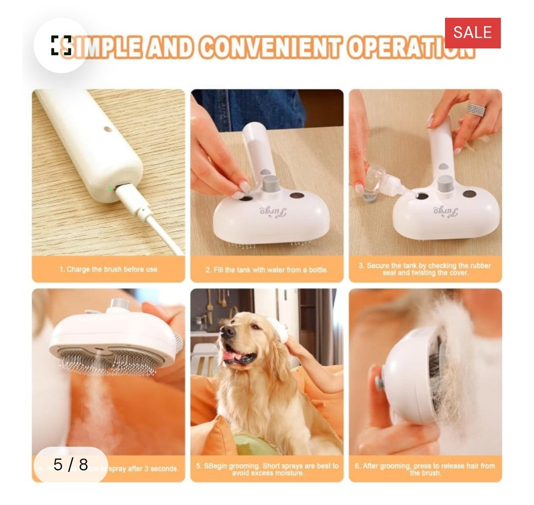 Pet Bath Brush 2 in 1