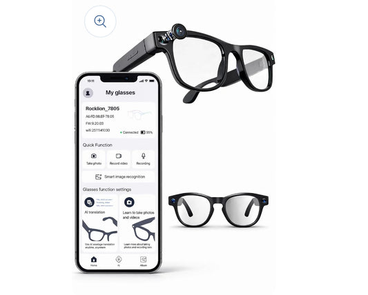 Smart AI eye Glasses ,Camera 1200P HD Video Recording.